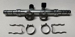Automotive AC Hose Fitting EZ Clip #10 Splicer Dual Service Ports