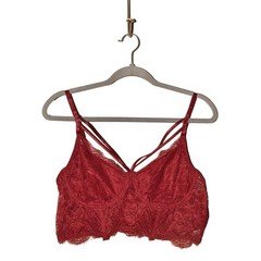AVIDLOVE NEW $45 Plus Size Lace Camisole Top Adjustable Burgundy 2XL