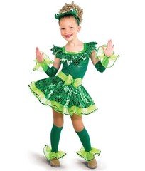AWCT Being Green Dance Costume 13916Y Small Child Size New In Bag NIB SC