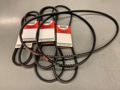 AX (1/2") V-Belts Cogged, Raw Edge -Choose Size- Bando & Mitsuboshi -Top Quality