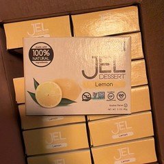 Bakol Jel Dessert - All Natural LEMON Vegan Mix - 12 pack 