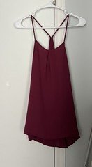 Banana Republic Women’s Burgundy Solid Strappy Camisole Tank Top Size S