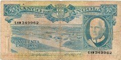Banknote Angola (Portuguese) P93 50 Escudos 1962