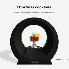 Barsys 360 Smart Cocktail & Mocktail Maker Machine – Black | Brand New