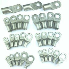 Battery Cable Ends, Lugs, Ring Terminals, Connectors, Tin Plated Pure Copper