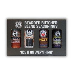Bearded Butchers Spicy & Sugar Free Mexican-Style Seasoning 4-Pack – Taco, Ch...