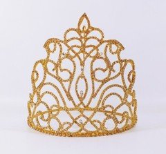 Beauty Pageant Crown Austrian Rhinestone Tiara Diadem Wedding Bridal Prom Party2