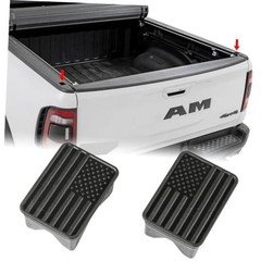 Bed Rail Stake Pocket Covers for Dodge Ram 1500 For 2019-2026 DodgaRam1500 2Pcs