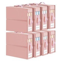 Bed Sheet Organizers and Storage 8 Pack - Foldable Sheet Organizer for Linen 