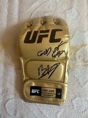 Benoit Saint-Denis Signed UFC Gold Glove God Of War Rising Star Knockout