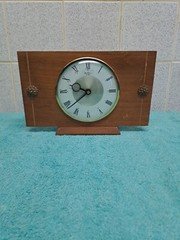 Bentima 8-Day Vintage Mechanical Mantel Clock - Working 