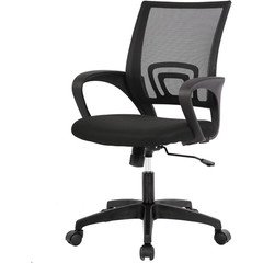 BestOffice Ergonomic Office Chair Lumbar Support, Adjustable Height with Armrest