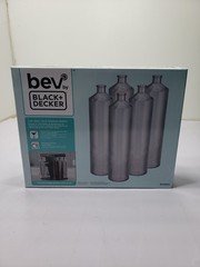 Bev by BLACK+DECKER 5 Pack Glass Cocktail Dispenser Bottles Model BEWB105