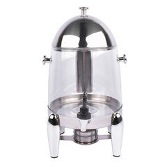Beverage Dispenser for Hot & Cold Drinks with Ice Core and Stand,Coffee & Chafer