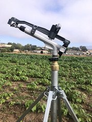 BIG YUZUAK IMPACT SPRINKLER & POD STAND PASTURE, ARENA, FARM 230' WATCH IT HERE!