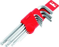 BikeMaster 151580 9-Piece Ball End Short Wrench Set Metric Powersports