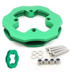 Billet Rear Dual Sprocket Chain Guard For Kawasaki KFX 450R KSF450B 09-14 Green
