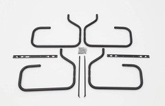 Black Picnic Table Frame Kit W/ 4 Legs & Braces for DIY Wood Top Steel Tubing