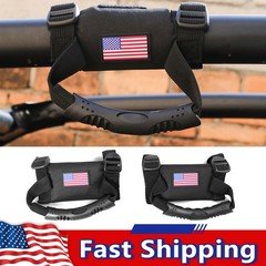 Black Roll Cage Grab Canvas Grip Handles Accessories for UTV Polaris RZR 2015-22
