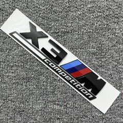 Black X3 M Competition Sport Trunk Badge For G01 F97 Emblem Lettering Decal