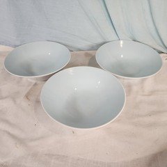Block, Concentric Blue, Soup/Cereal Bowls, Set of 3, Made in Portugal, Nice!