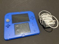 Blue Nintendo 2DS with Charger