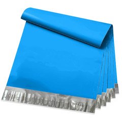 Blue Poly Mailers Shipping Bags - 6x9 7.5x10.5 9x12 10x13 12x15.5 14.5x19 24x24