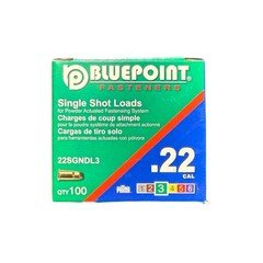 Bluepoint Fasteners 22SGNDL3 .22 Caliber GREEN Powder Loads