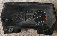 Bmw E28 7 Series Or E24 6 Series Cluster 70s-80s . UNTESTED