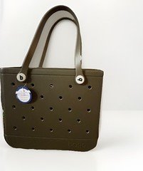 Bogg Bag Original Bogg Tote Bag -Green- Solid Plastic Shoulder