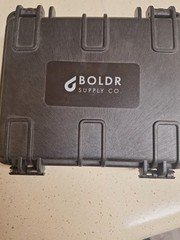 BOLDR Venture Automatic Titanium 200m Blue Dial Date NATO Strap Box Manual