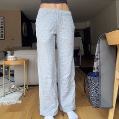 BONDS GREY STRAIGHT LEG TRACKSUIT BOTTOMS JOGGERS Size XXS