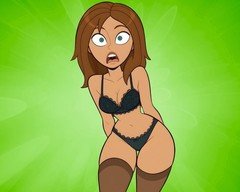 Bonnie Waifu Sticker 5”. Cartoon NSFW Sticker