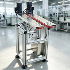 Bottle Clamping Conveyor Bottomless Gap Transfer Conveyor 20–140mm Clamp Range