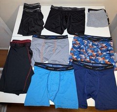 Boys Boxer Briefs Size: Medium to XXL Bundle Of 10