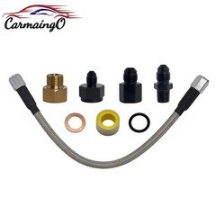 Braided Oil Pressure Sensor Relocation Kit Stainless Steel for Corvette C5 C6