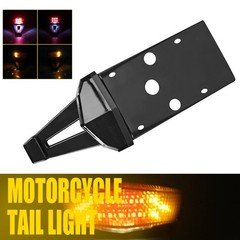 Brake Fender Tail Turn Signal & License Plate Integrated Fit Light Motorcycle