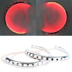 Brake Rotor Covers Ring of Fire Red Fits For Honda Goldwing GL1800 2001-2017 F6B