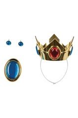 Brand New Princess Peach Crown Jewels Accessory Set (Chrome)
