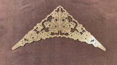 Brass Clock Spandrel Furniture Ornament Clock Case Dial