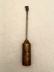 Brass Mantle Clock Pendulum 4.5” Repaired 