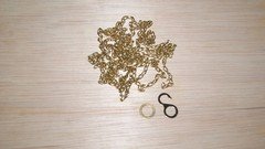 BRASS PLATED CHAIN FOR CUCKOO CLOCKS  NEW PARTS CLOCK PART #88