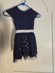 Brat Star Size Medium Blue Dance Costume