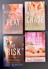Briar U Series 4 Books Set by Elle Kennedy Dare, Play, Chase, Risk PB free shipp