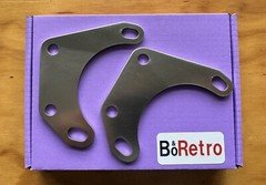BSA BANTAM D14 Rear  Engine /frame MOUNT PLATES STAINLESS STEEL 🇬🇧 UK made