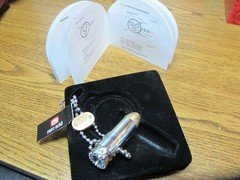 BULLET WATCH NECKLACE By Marc Echo Watchs- iNIB w owners manual