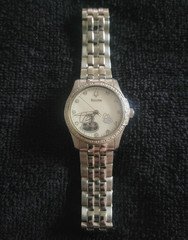 BULOVA Ladies Skeleton Open Heart Mother Of Pearl 44 Diamond Watch