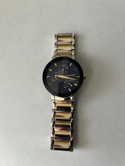 Bulova Men's Futuro Stainless Steel Two Tone Blue Dial 40mm Watch 98C123