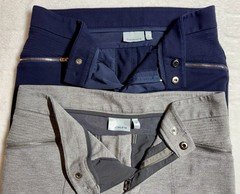 *BUNDLE* Athleta Women’s Skinny Pants Navy & Gray Stretch Knit Zip Pockets