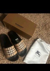 Burberry Nova Check Slides Pool Sandals